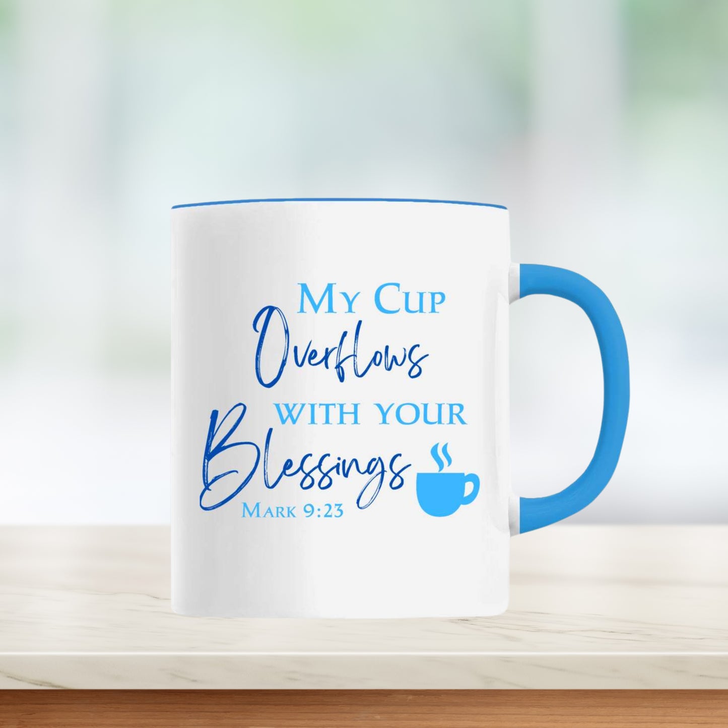 BLUE BLESSINGS Ceramic Mug