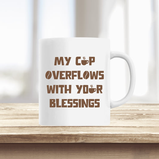 BLESSED COFFEE Ceramic Mug