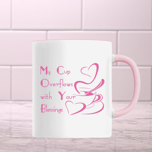 PINK BLESSINGS Ceramic Mug