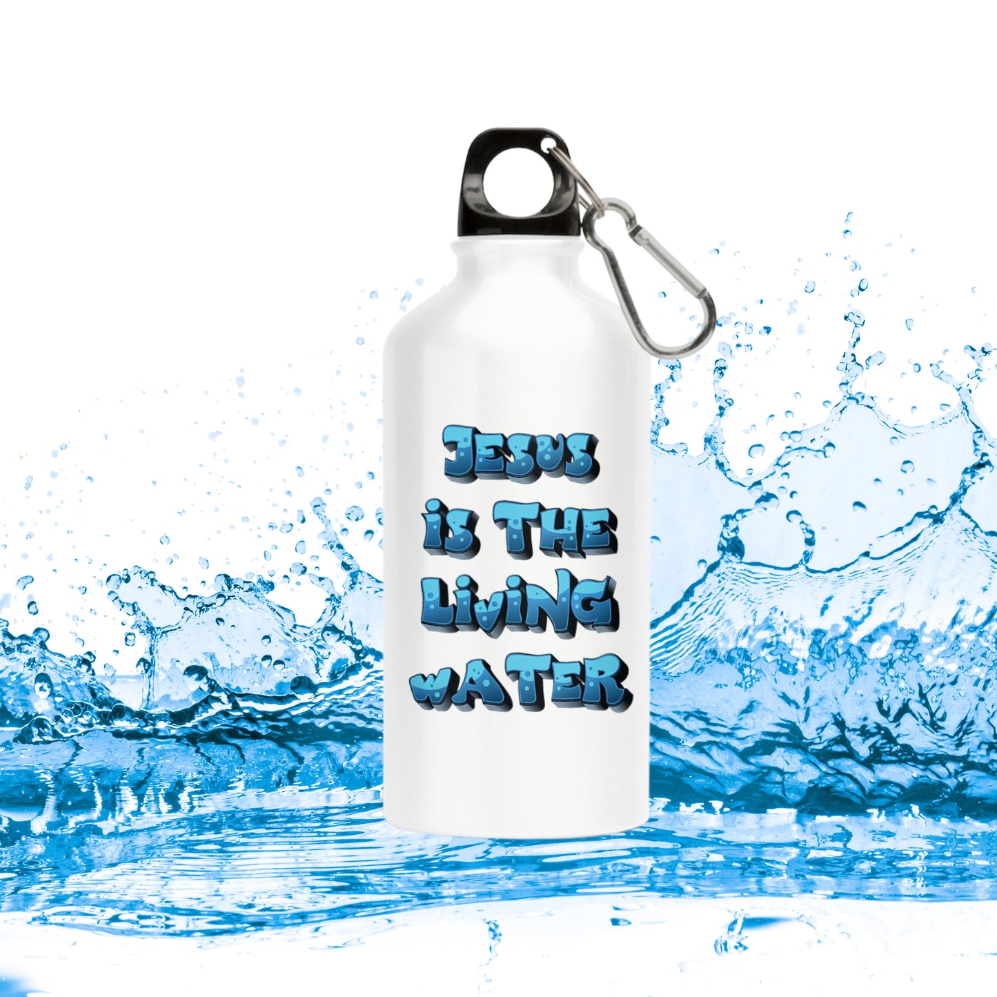 JESUS IS THE LIVING WATER Premium Water Bottle
