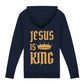 JESUS IS KING Premium Zip Hoodie