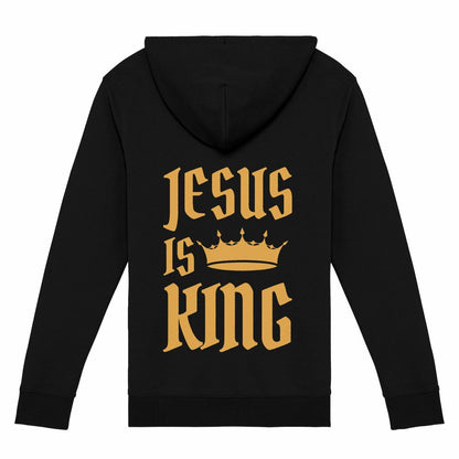 JESUS IS KING Premium Zip Hoodie