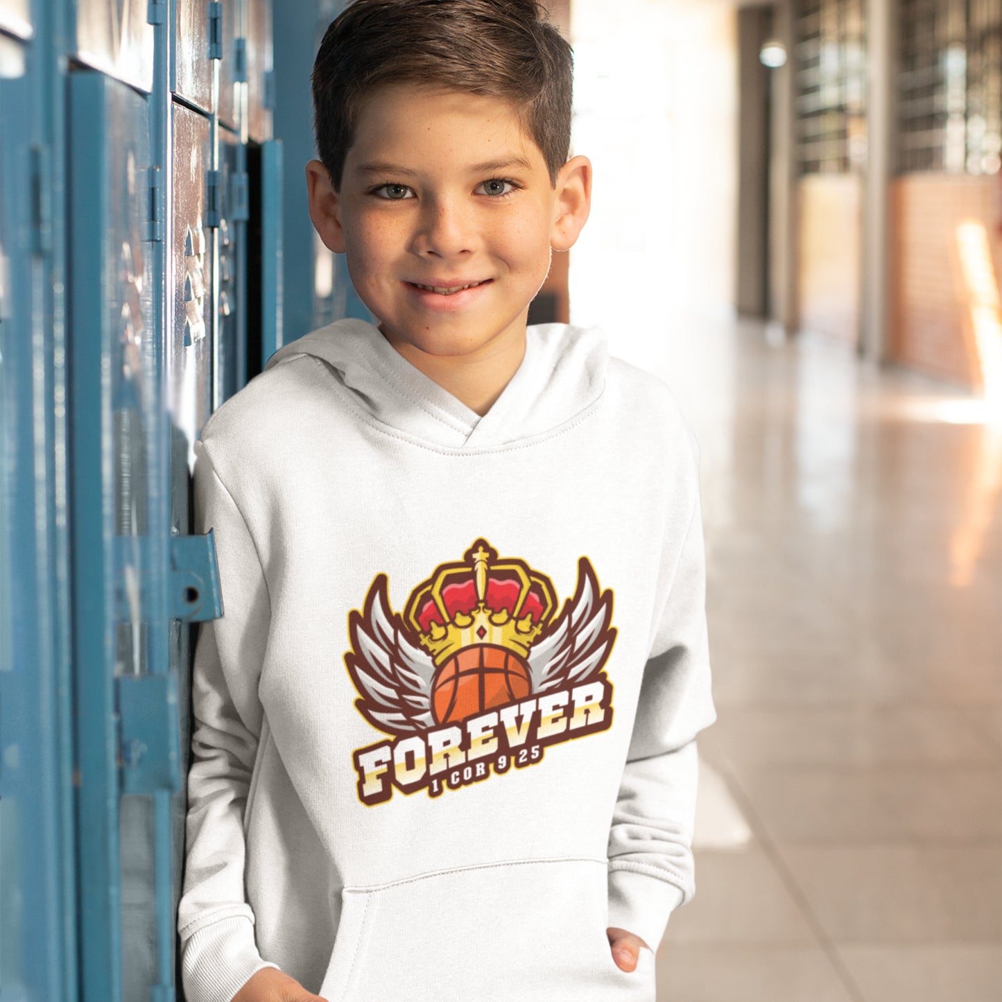 BASKETBALL Premium Kids Hoodie