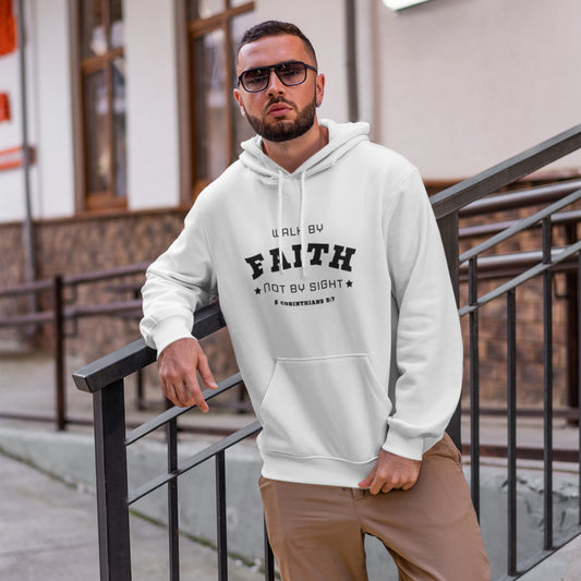 WALK BY FAITH Premium Unisex Hoodie