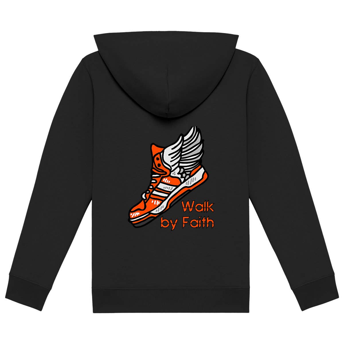 WALK BY FAITH Premium Kids Hoodie 