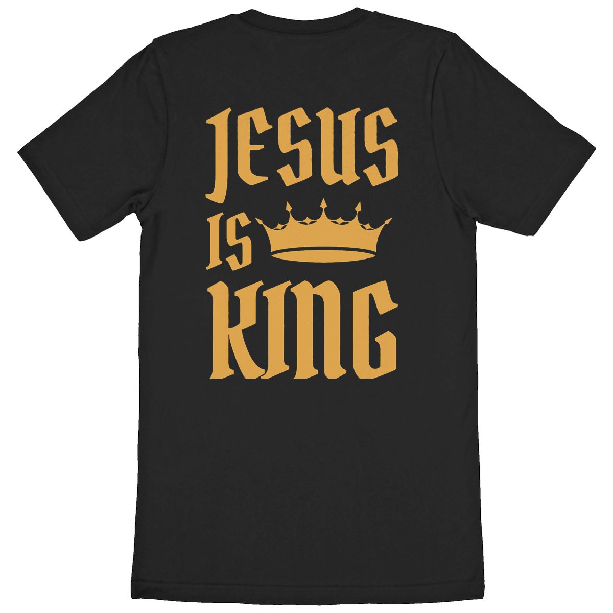 JESUS IS KING ORGANIC T-SHIRT