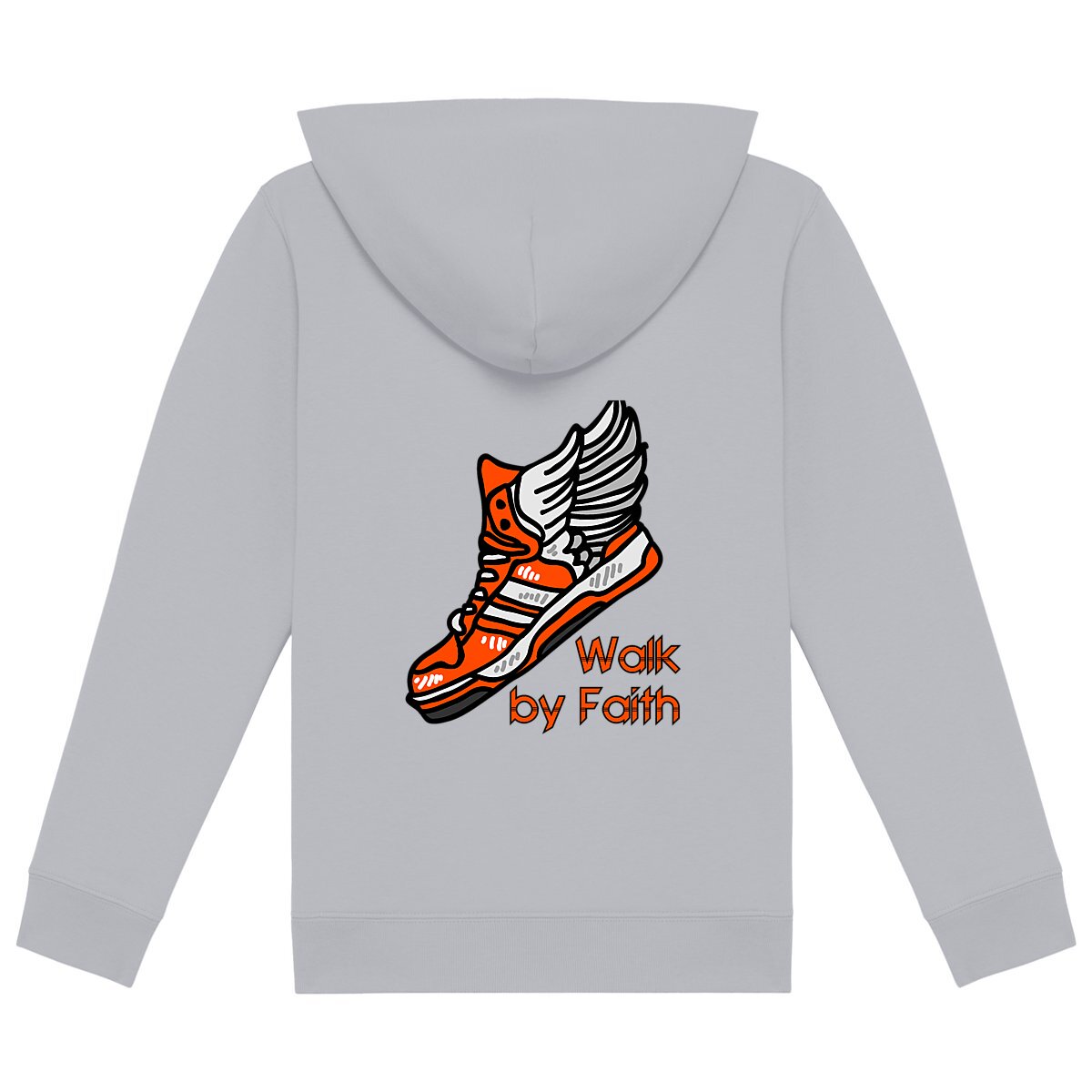 WALK BY FAITH Premium Kids Hoodie 