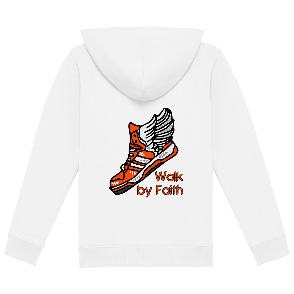 WALK BY FAITH Premium Kids Hoodie 