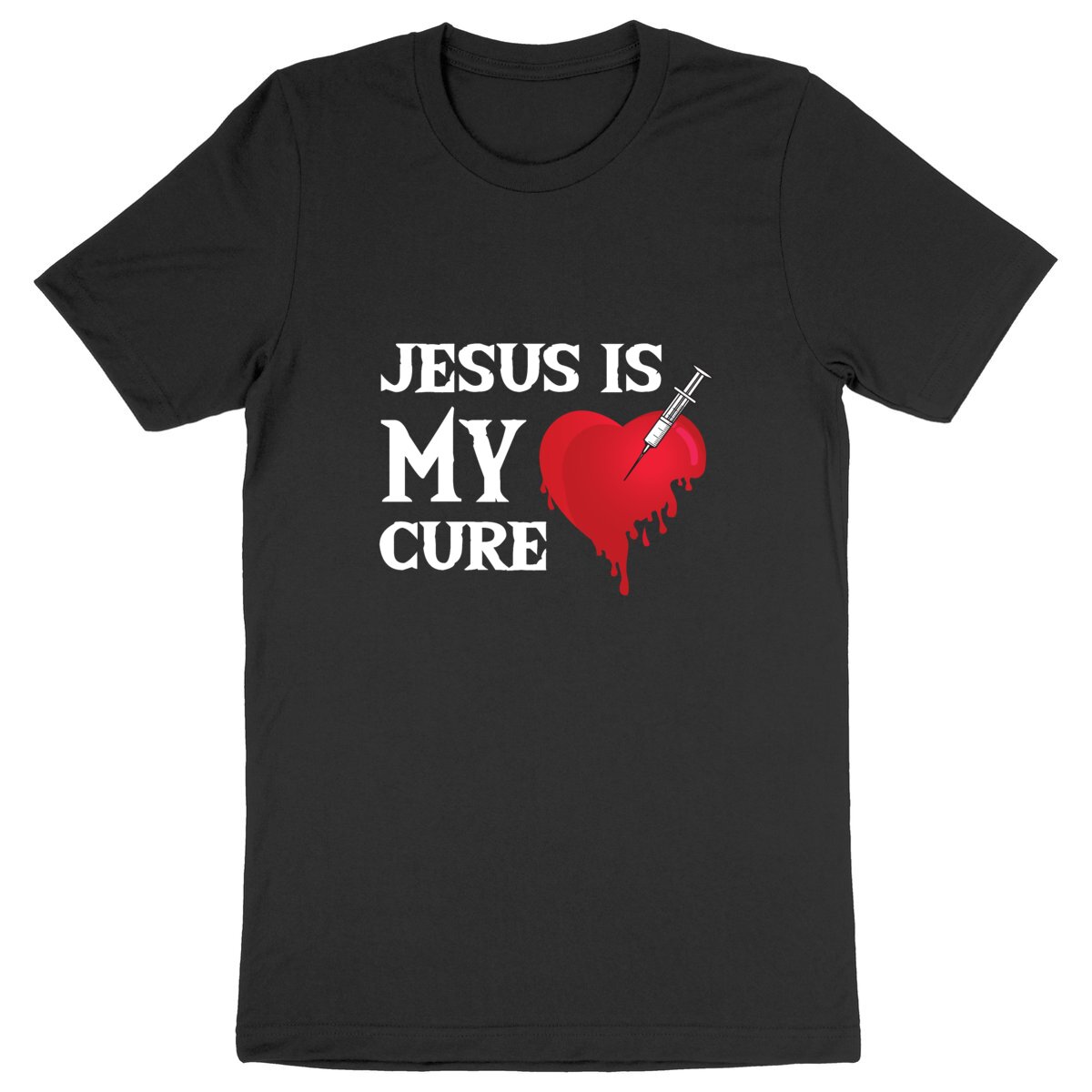 JESUS IS MY CURE ORGANIC T-SHIRT