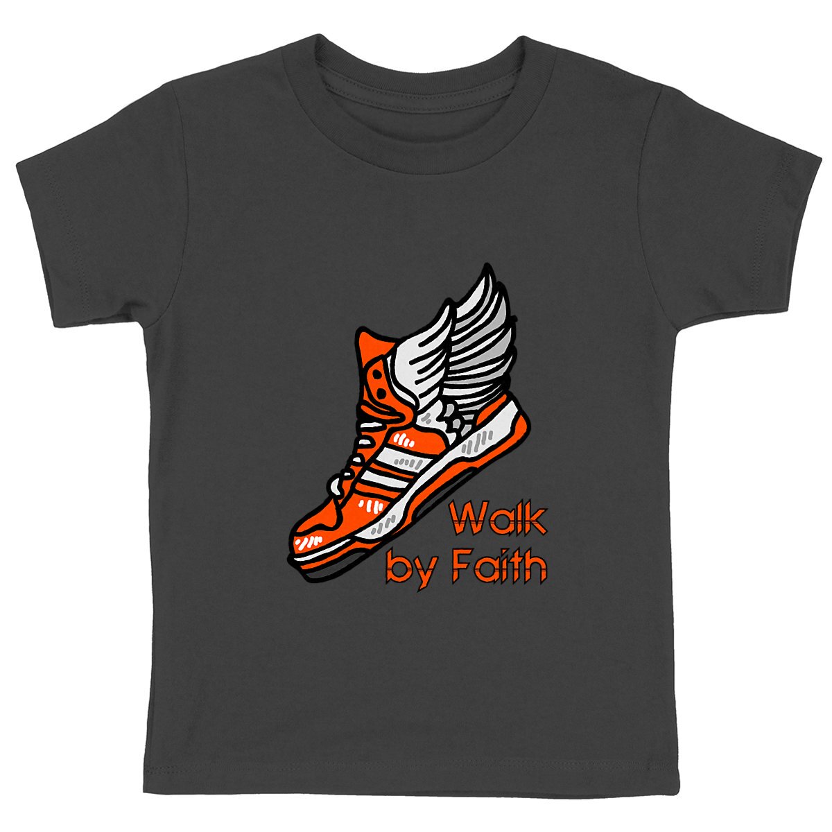 WALK BY FAITH Premium Kids T-Shirt