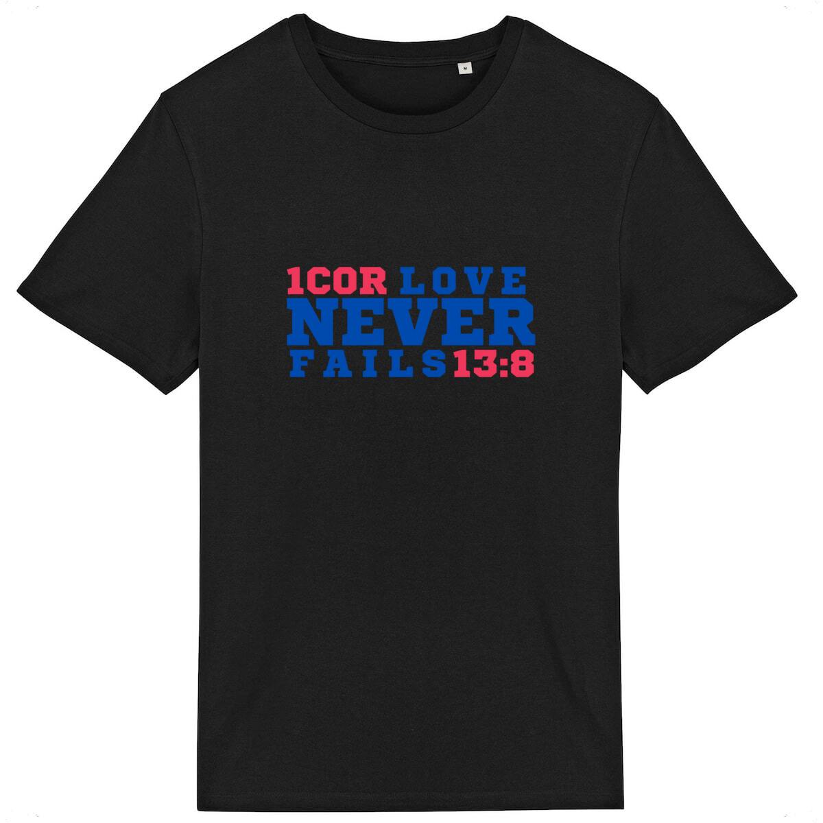 LOVE NEVER FAILS Premium T-Shirt