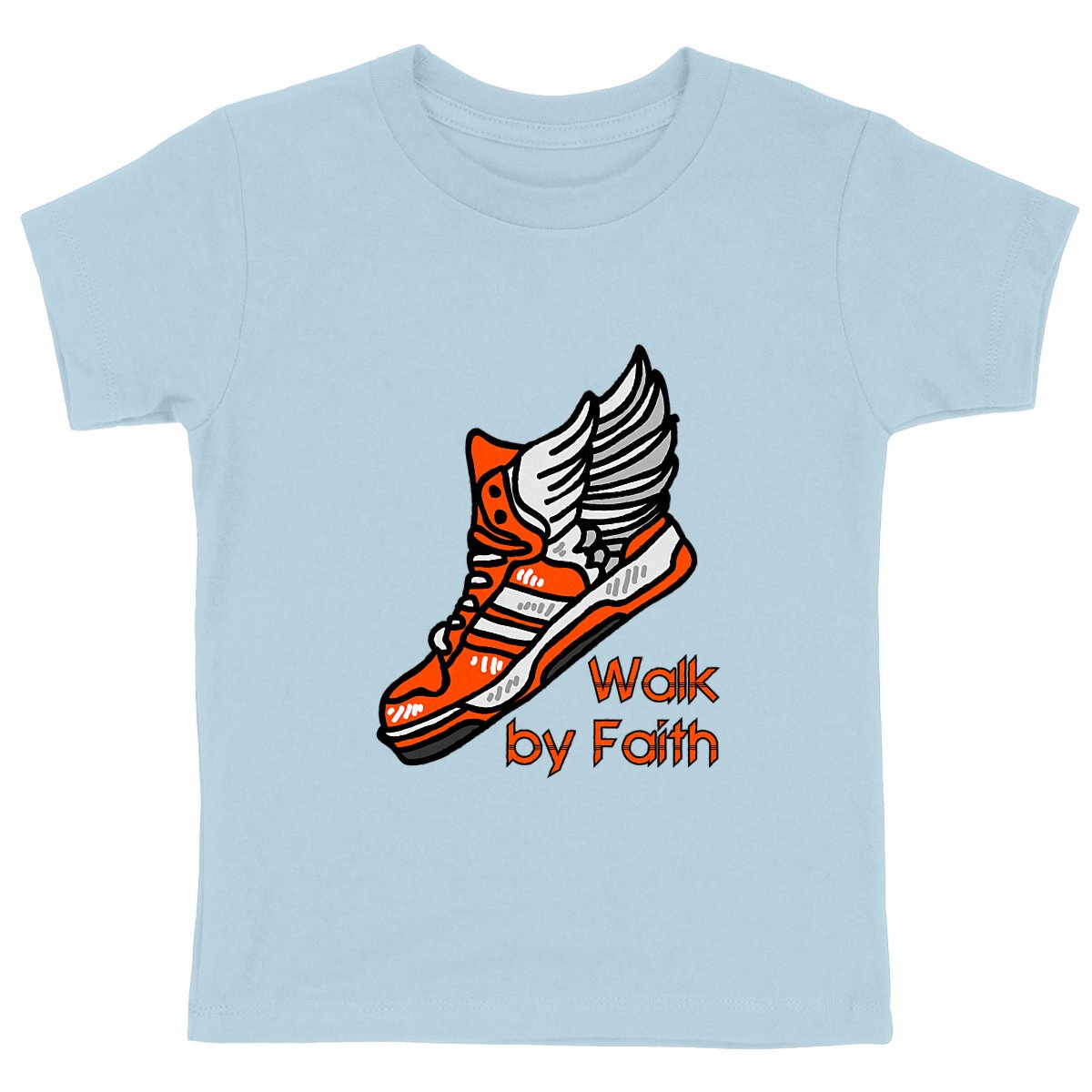 WALK BY FAITH Premium Kids T-Shirt