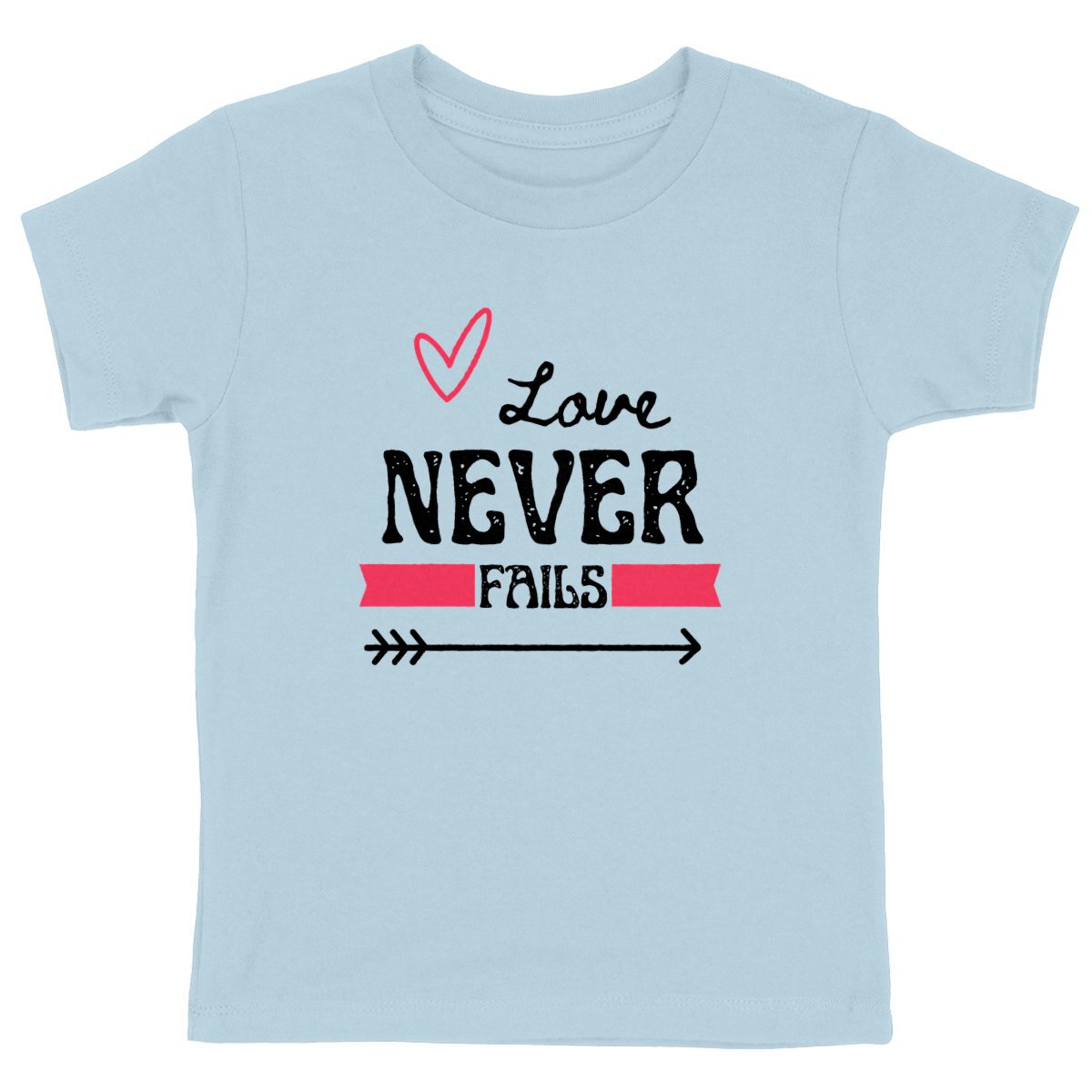 LOVE NEVER FAILS Premium Kids T-Shirt