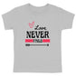 LOVE NEVER FAILS Premium Kids T-Shirt