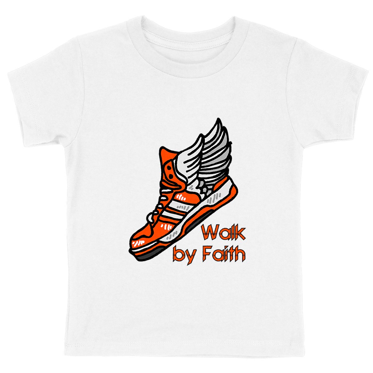 WALK BY FAITH Premium Kids T-Shirt