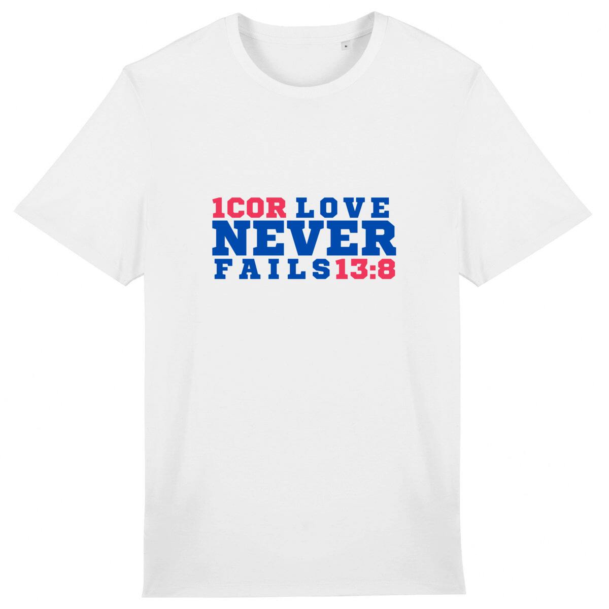 LOVE NEVER FAILS Premium T-Shirt